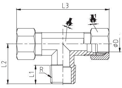 PMFM,Brass air fitting, Air connector, Brass fitting, air fitting